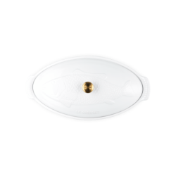 Travessa para Peixe com Tampa 34cm Branco - Heritage