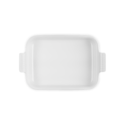 Bandeja Rectangular Heritage 32cm Blanco
