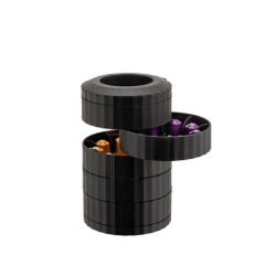 Expresso Coffee Capsule Holder Black - Plissé Break