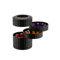 Expresso Coffee Capsule Holder Black - Plissé Break