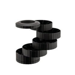 Porta-Cápsulas Preto - Plissé Break