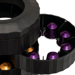Expresso Coffee Capsule Holder Black - Plissé Break