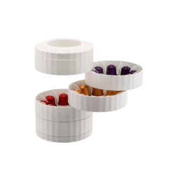 Expresso Coffee Capsule Holder White - Plissé Break
