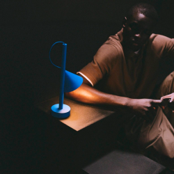 Rechargeable Portable Lamp Blue - Tsumiki