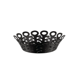 Open-Work Basket 22cm Black - Vimini