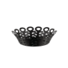 Open-Work Basket 22cm Black - Vimini