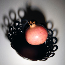 Fruteira Perfurada 27cm Preto - Vimini
