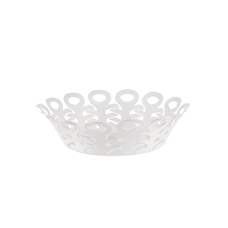 Open-Work Basket 22cm White - Vimini Open-Work Basket 22cm White - Vimini