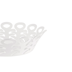 Open-Work Basket 22cm White - Vimini