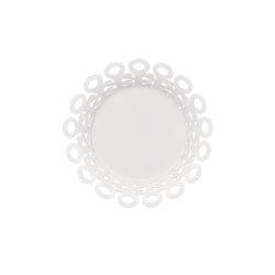 Open-Work Basket 22cm White - Vimini