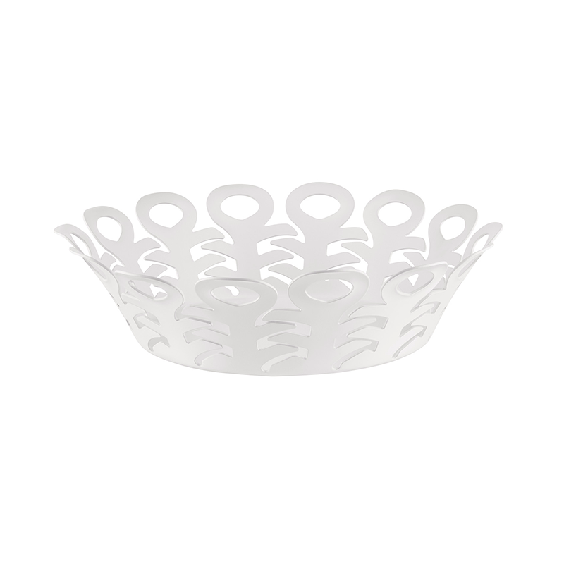 Open-Work Basket 27cm White - Vimini