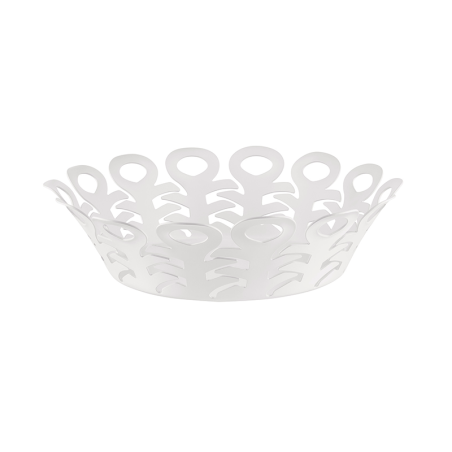 Open-Work Basket 27cm White - Vimini