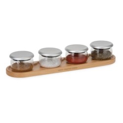 SET DE  RECIPIENTES PARA ESPECIARIAS (4U