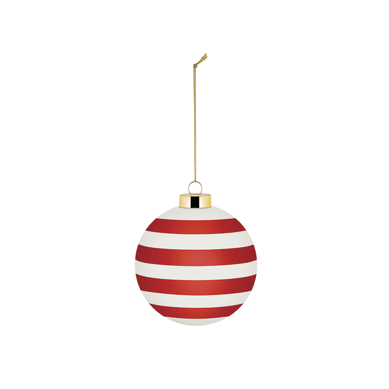 Bola de Natal Riscas Horizontais - Delight