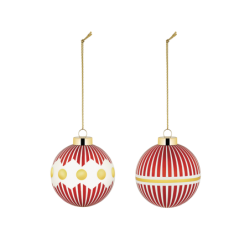 Conjunto de 2 Bolas de Natal Set1 - Delight
