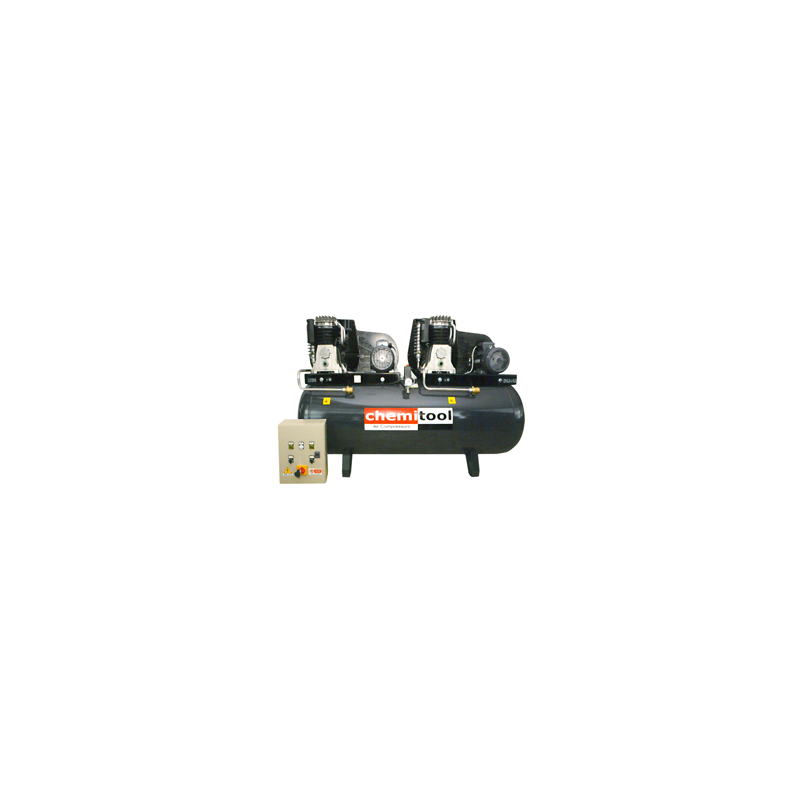 CHEMITOOL TOOLS Piston Compressor with belts 270 litres