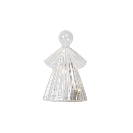 ANJO VIDRO ALBERTE ALT 14CM TRANSPARENTE
