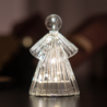 Anjo 14cm Transparente/Branco - Alberte