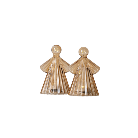 Conjunto de 2 Anjos 10cm Ambar - Alberte