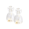 Conjunto de 2 Anjos 9cm Transparente - Wave