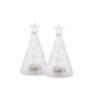 Set of 2 Trees 11cm Transparent - Wave