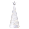Árvore de Natal 26cm Branco e Transparente - Wave