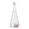 Árvore de Natal 22cm Branco e Transparente - Wave