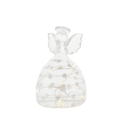 Anjo 13cm Transparente e Branco - Sweet