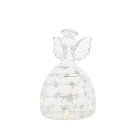 Anjo 13cm Transparente e Branco - Sweet