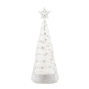 Árvore de Natal 26cm Transparente e Branco - Sweet