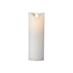 VELA LED SARA DIAM5X15CM BRANCO