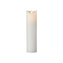 VELA LED SARA DIAM5X20CM BRANCO