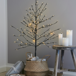 Battery Candle 20cm White - Sara Exclusive