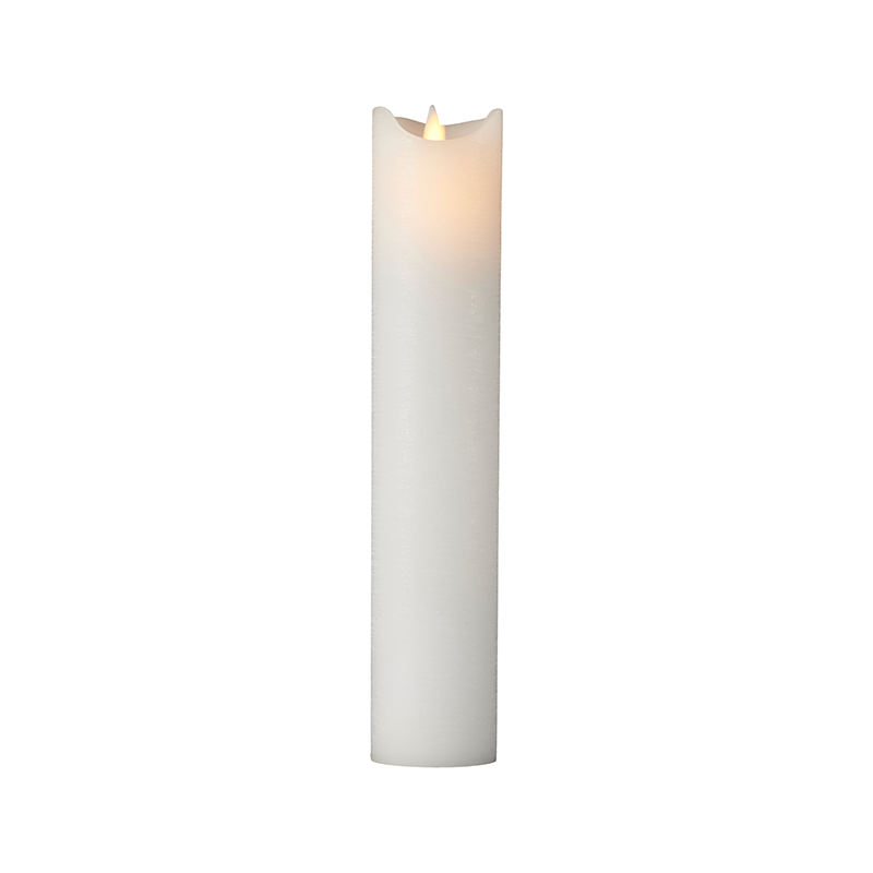 VELA LED SARA DIAM5X25CM BRANCO