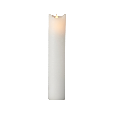 Battery Candle 25cm White - Sara Exclusive