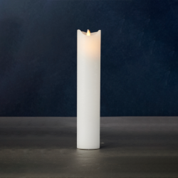 VELA LED SARA DIAM5X25CM BRANCO