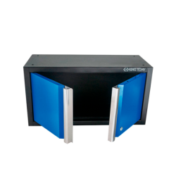 KING TONY Double Door Wall Cabinet Black and Blue