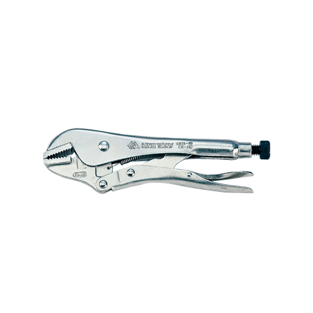 KING TONY 254mm Nickel Plated Lock Jaw Grip Pliers