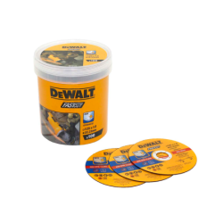 CUBO 100 DISCOS CORTE INOX Ø125x1mm - NO