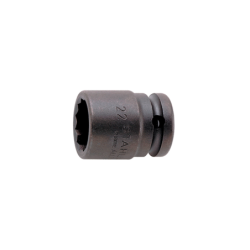 STAHLWILLE 1/2' IMPACT Socket for Use with Bi-Hexagon Screws 13 mm