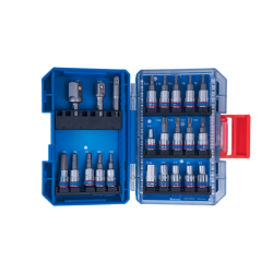 Caja de 47 Vasos 1/4' Métricos KING TONY