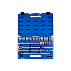 Conjunto de 24 peças para Chaves de Bocas de 6 Pontas 1/2” KING TONY