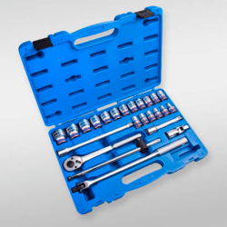 Conjunto de 24 peças para Chaves de Bocas de 6 Pontas 1/2” KING TONY