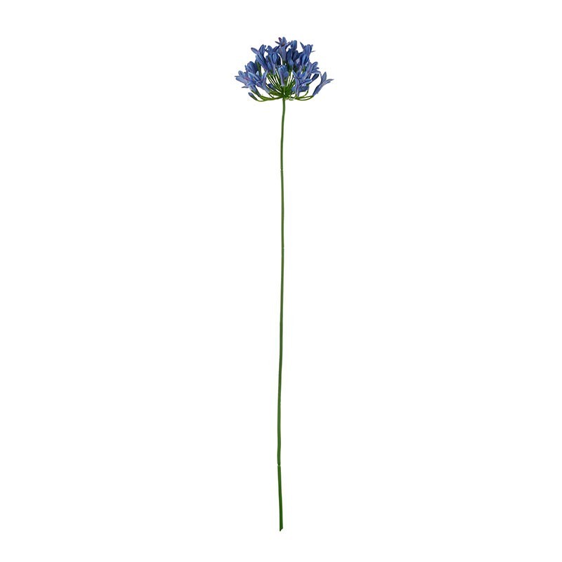 Artificial Agapanthus Twig 75cm Blue - Deko