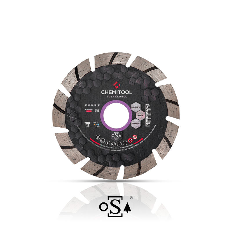 Disco Diamante Segmentado Reforzado 125mm - BLACKLABEL CHEMITOOL