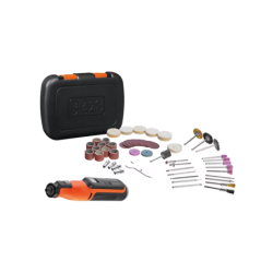 Multi-Ferramenta Rotativa 7,2V com 53 Assessórios e Mala BLACK DECKER