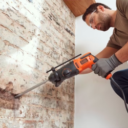 Martelo SDS-Plus 650W com Mala BLACK DECKER
