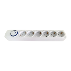 EXTENSAO SEXTUPLA COM INTERRUPTOR 3X1,5M