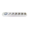 EXTENSAO SEXTUPLA C/ INTERRUPTOR 3X1,5M
