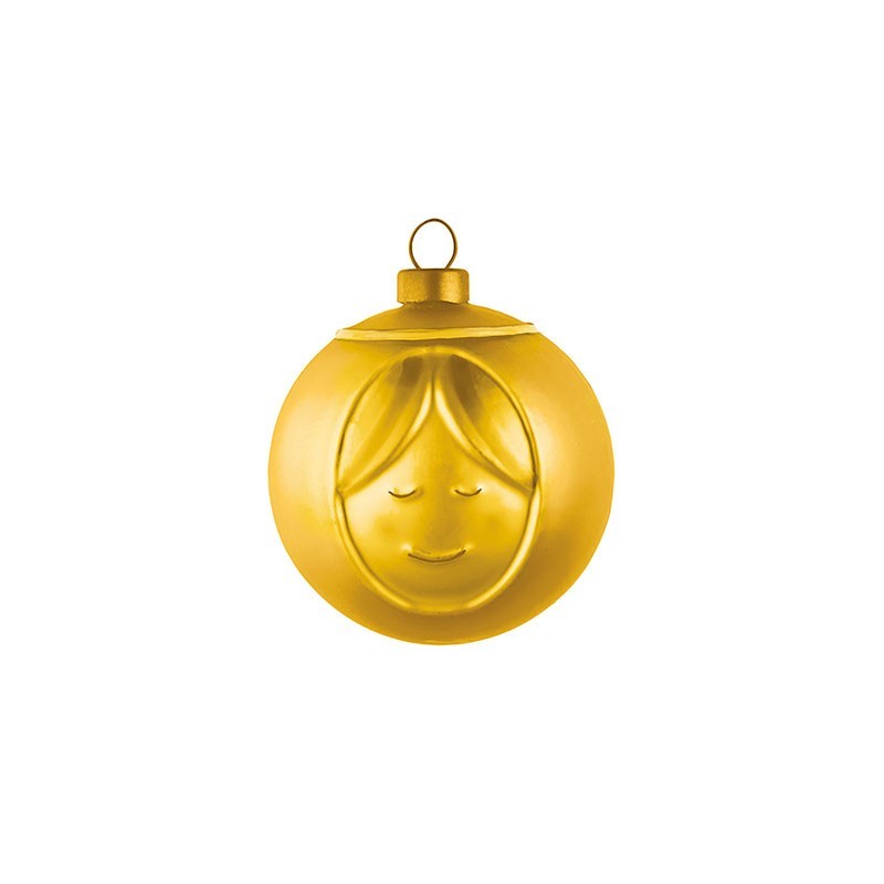 Bola de Natal Dourado – Madonna